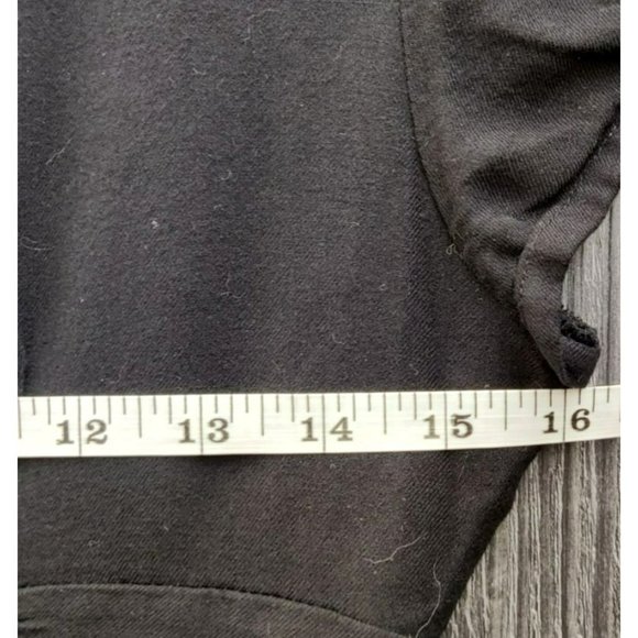 Boden 12L Black Midi Sheath Dress Hidden Side Zip Cap Sleeves Trimmed and Lined - Picture 10 of 14